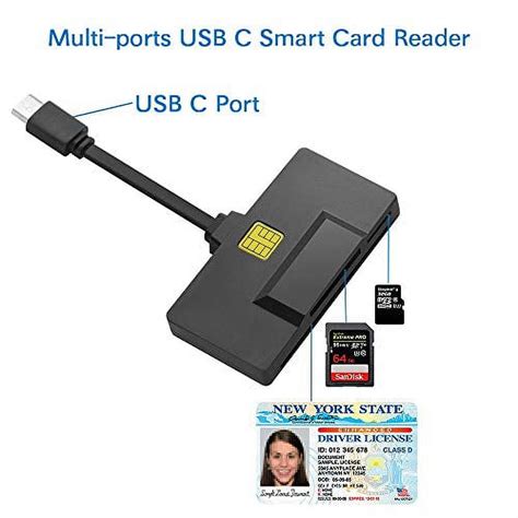 DAOKER USB C Smart Card Reader, DOD Military CAC Card 